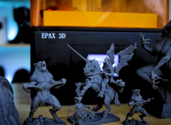 Пример печати на 3D принтере EPAX X1K 